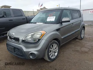 2013 Kia Soul + with VIN KNDJT2A6XD7576637, listed as a IAAI auction lot 42096118 with 178,602 mi miles and . Bid and sale history available at DreamBid. Image 2.