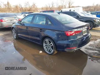2018 Audi A3 Sedan Premium with VIN WAUAUGFFXJ1022965, listed as a IAAI auction lot 41533808 with 62,212 mi miles. Bid and sale history available at carsss.com. Image 3.