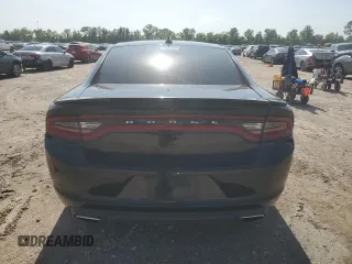 2015 Dodge Charger SXT with VIN 2C3CDXHGXFH896327, listed as a Copart auction lot 55931805 with 204,345 mi miles and Salvage Title. Bid and sale history available at DreamBid. Image 6.