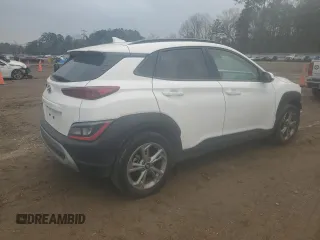 2023 Hyundai Kona SEL with VIN KM8K32ABXPU057865, listed as a Copart auction lot 44892455 with 25,657 mi miles and Salvage Title. Bid and sale history available at carsss.com. Image 3.