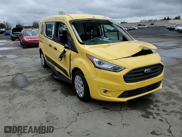 2022 Ford Transit Connect XLT with VIN NM0LS7T28N1527571, listed as a Copart auction lot 43587235 with 8,620 mi miles and Salvage title. Bid and sale history available at DreamBid. Image 11.