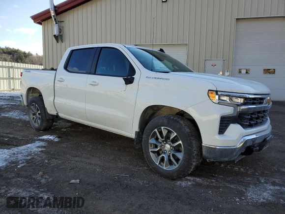 2024 Chevrolet Silverado 1500 LT with VIN 1GCPDKEK1RZ125445, listed as a Copart auction lot 42188265 with 21,205 mi miles and Salvage Title. Bid and sale history available at carsss.com. Image 4.
