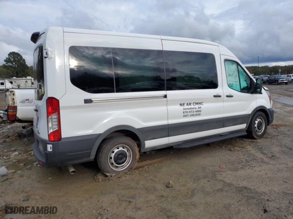 2022 Ford Transit Passenger Wagon XL with VIN 1FDAX2C82NKA69339, listed as a Copart auction lot 78907284 with 20,426 mi miles and Salvage Title. Bid and sale history available at carsss.com. Image 3.