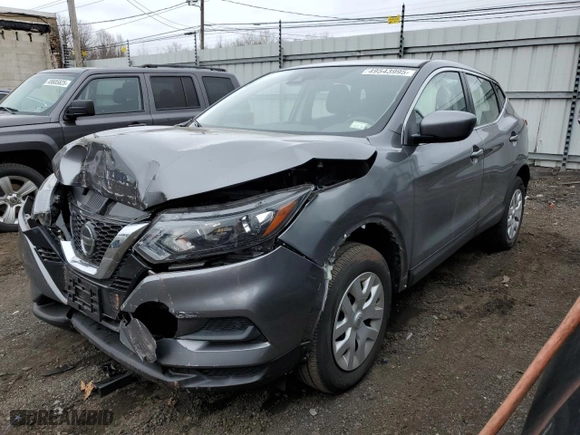 2020 Nissan Rogue Sport S with VIN JN1BJ1CW0LW390677, listed as a Copart auction lot 49543995 with 20,618 mi miles and Salvage Title. Bid and sale history available at carsss.com. Image 1.