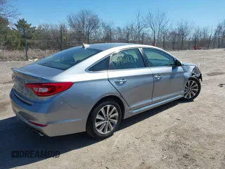 2016 Hyundai Sonata Sport with VIN 5NPE34AF7GH329539, listed as a IAAI auction lot 41961221 with 68,018 mi miles and . Bid and sale history available at carsss.com. Image 4.