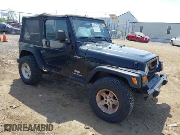 2006 Jeep Wrangler Sport with VIN 1J4FA49S76P718349, listed as a IAAI auction lot 42098356 with 137,804 mi miles and . Bid and sale history available at carsss.com. Image 1.