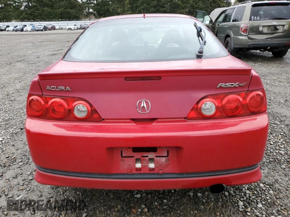 2006 Acura RSX Type-S Leather with VIN JH4DC53096S010832, listed as a Copart auction lot 48749555 with 224,952 mi miles and Salvage Title. Bid and sale history available at carsss.com. Image 6.