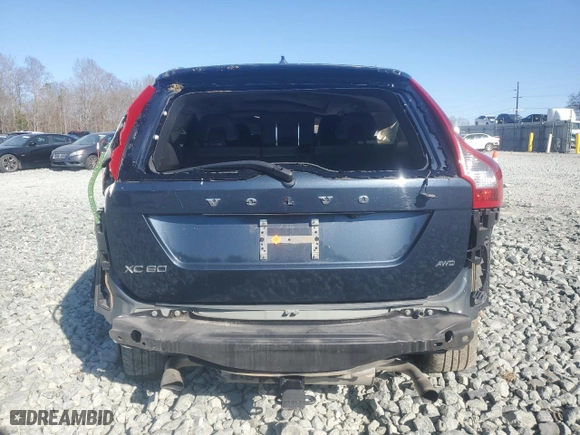 2011 Volvo XC60 3.2L with VIN YV4952DZ1B2213010, listed as a Copart auction lot 48595075 with 0 mi miles and Salvage Title. Bid and sale history available at carsss.com. Image 6.