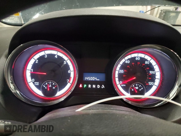 2012 Dodge Grand Caravan SE with VIN 2C4RDGBG6CR171375, listed as a Copart auction lot 53715425 with 145,004 mi miles and Clean Title. Bid and sale history available at DreamBid. Image 9.