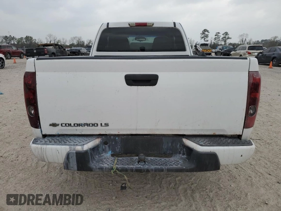 2008 Chevrolet Colorado LS with VIN 1GCCS299088231496, listed as a Copart auction lot 48581425 with 155,266 mi miles and Salvage Title. Bid and sale history available at carsss.com. Image 6.