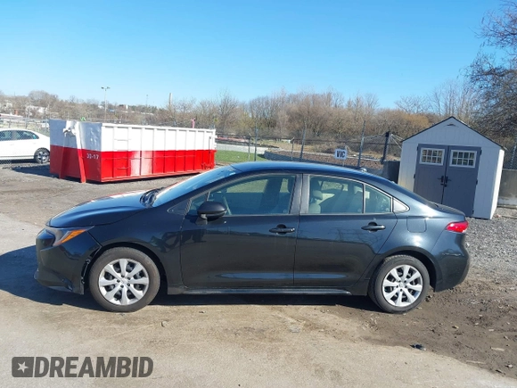 2020 Toyota Corolla LE with VIN JTDEPRAEXLJ082818, listed as a IAAI auction lot 41908598 with 88,781 mi miles. Bid and sale history available at carsss.com. Image 14.