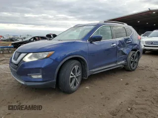 2017 Nissan Rogue S with VIN 5N1AT2MT8HC867678, listed as a Copart auction lot 83600304 with 128,541 mi miles and Salvage Title. Bid and sale history available at carsss.com. Image 1.