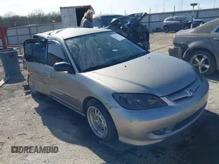 2004 Honda Civic LX with VIN 2HGES15534H590143, listed as a IAAI auction lot 41822593 with 270,820 mi miles. Bid and sale history available at carsss.com. Image 1.
