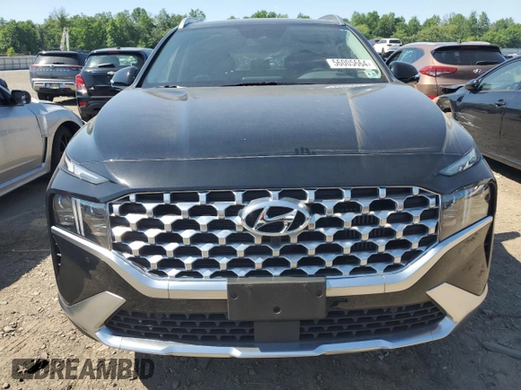 2022 Hyundai Santa Fe Hybrid Limited with VIN KM8S5DA18NU037687, listed as a Copart auction lot 56005664 with 23,390 mi miles and Salvage Title. Bid and sale history available at carsss.com. Image 5.