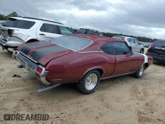 1971 Oldsmobile Cutlass with VIN 336871R112067, listed as a Copart auction lot 79889404 with Not Provided miles and Clean Title. Bid and sale history available at DreamBid. Image 3.