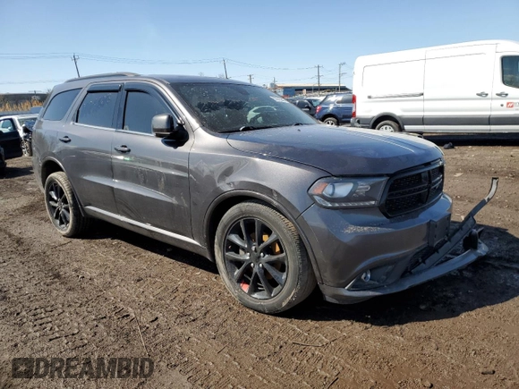 2017 Dodge Durango GT with VIN 1C4RDJDG8HC871246, listed as a Copart auction lot 52215345 with 86,570 mi miles and Salvage title. Bid and sale history available at DreamBid. Image 4.