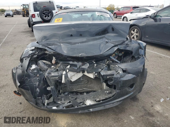 2008 Mazda MX-5 Miata Touring with VIN JM1NC26F080154207, listed as a Copart auction lot 76906044 with 169,602 mi miles and Salvage title. Bid and sale history available at DreamBid. Image 5.