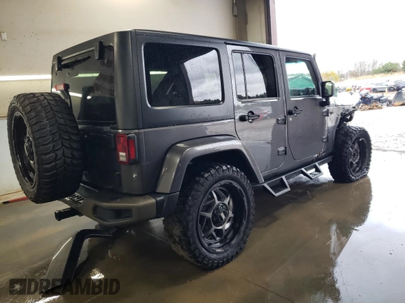 2016 Jeep Wrangler Unlimited 75th Anniversary with VIN 1C4BJWEG4GL254043, listed as a Copart auction lot 78647314 with 102,155 mi miles and Salvage title. Bid and sale history available at DreamBid. Image 3.