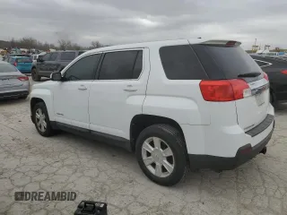 2012 GMC Terrain SLE-1 with VIN 2GKALMEK5C6313834, listed as a Copart auction lot 49534365 with 163,548 mi miles and Clean Title. Bid and sale history available at carsss.com. Image 2.