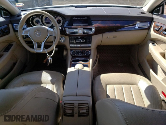 2013 Mercedes-Benz CLS-Class CLS 550 with VIN WDDLJ9BB4DA076078, listed as a Copart auction lot 50140585 with 132,264 mi miles and Salvage Title. Bid and sale history available at carsss.com. Image 8.
