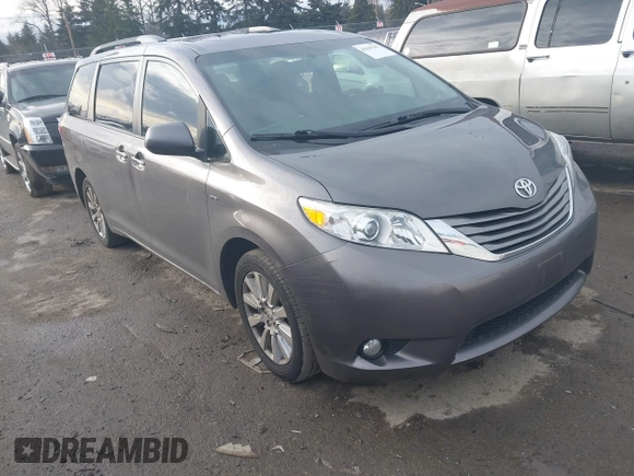 2017 Toyota Sienna XLE with VIN 5TDDZ3DC4HS160419, listed as a IAAI auction lot 41633767 with 84,888 mi miles and . Bid and sale history available at DreamBid. Image 1.