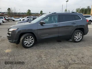2015 Jeep Cherokee Limited with VIN 1C4PJMDS9FW790113, listed as a Copart auction lot 47852085 with 127,145 mi miles and Salvage Title. Bid and sale history available at carsss.com. Image 1.
