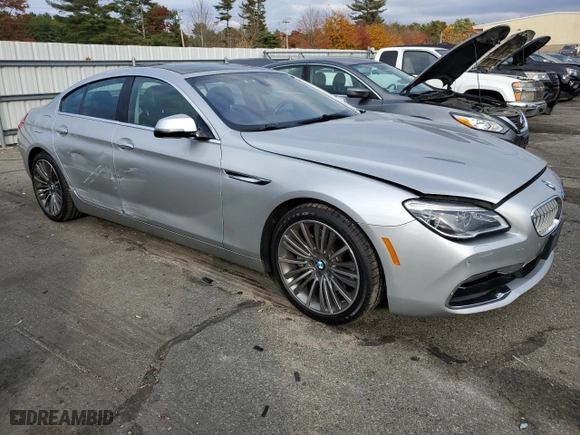 2016 BMW 6 Series 650i xDrive with VIN WBA6D6C52GG387898, listed as a Copart auction lot 77109254 with 106,134 mi miles and Salvage Title. Bid and sale history available at carsss.com. Image 4.