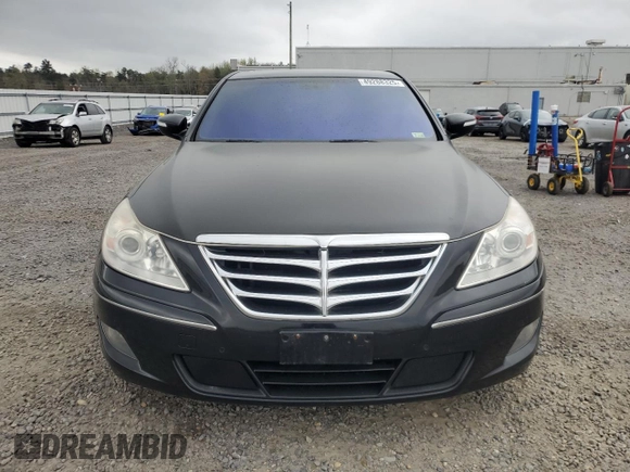 2011 Hyundai Genesis with VIN KMHGC4DF9BU140454, listed as a Copart auction lot 49288325 with 157,544 mi miles and Salvage Title. Bid and sale history available at DreamBid. Image 5.