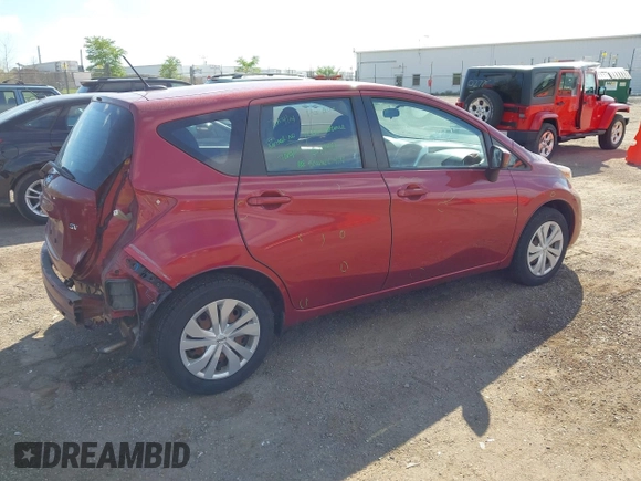 2017 Nissan Note S Plus with VIN 3N1CE2CP3HL374073, listed as a IAAI auction lot 42183394 with 54,468 mi miles and . Bid and sale history available at DreamBid. Image 4.