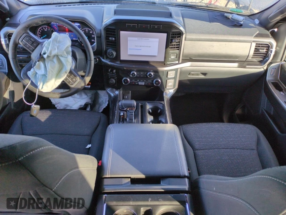 2023 Ford F-150 XL with VIN 1FTFW1E8XPFA49002, listed as a Copart auction lot 41913005 with 20,943 mi miles and Salvage Title. Bid and sale history available at carsss.com. Image 8.