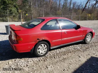 1996 Honda Civic EX with VIN 1HGEJ8244TL051961, listed as a Copart auction lot 80167494 with 141,180 mi miles and Clean Title. Bid and sale history available at carsss.com. Image 3.