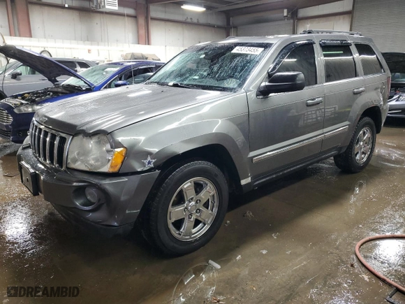 2007 Jeep Grand Cherokee Limited with VIN 1J8HR58237C579577, listed as a Copart auction lot 45373455 with 193,708 mi miles and Salvage Title. Bid and sale history available at carsss.com. Image 1.