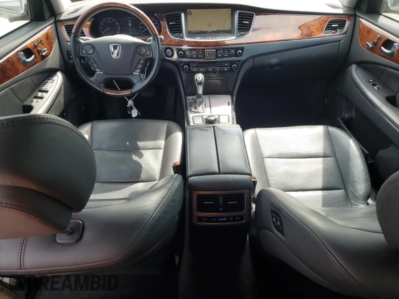 2014 Hyundai Equus Signature with VIN KMHGH4JHXEU082883, listed as a Copart auction lot 53679875 with 115,359 mi miles and Non Repairable. Bid and sale history available at DreamBid. Image 8.