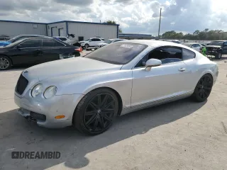 2005 Bentley Continental GT GT with VIN SCBCR63W75C024293, listed as a Copart auction lot 71625934 with 56,225 mi miles and Salvage title. Bid and sale history available at DreamBid. Image 1.