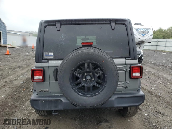 2022 Jeep Wrangler Sport с VIN 1C4GJXAN5NW226036, выставлен на аукционе Copart как лот 58492245 с пробегом 40 958 миль миль и Списание • Salvage title. История ставок и продаж доступна на DreamBid. Изображение 6.