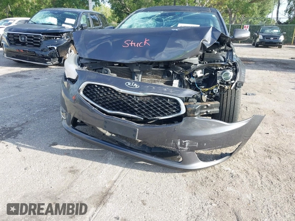 2016 Kia Cadenza Premium with VIN KNALN4D76G5207273, listed as a IAAI auction lot 42018231 with 92,460 mi miles. Bid and sale history available at carsss.com. Image 6.