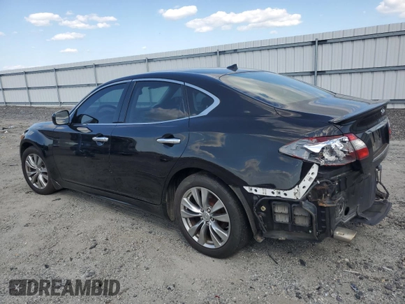 2013 Infiniti M37 with VIN JN1BY1AP7DM511726, listed as a Copart auction lot 68350934 with 181,573 mi miles and Salvage Title. Bid and sale history available at carsss.com. Image 2.