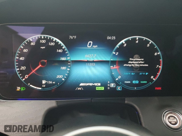 2021 Mercedes-Benz AMG GT 53 с VIN W1K7X6BB9MA039087, выставлен на аукционе Copart как лот 80738113 с пробегом 11 353 миль миль и . История ставок и продаж доступна на DreamBid. Изображение 9.