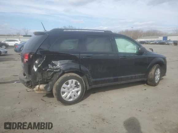 2019 Dodge Journey SE Value with VIN 3C4PDCAB4KT864575, listed as a Copart auction lot 43988685 with Not Provided miles and Salvage Title. Bid and sale history available at DreamBid. Image 3.