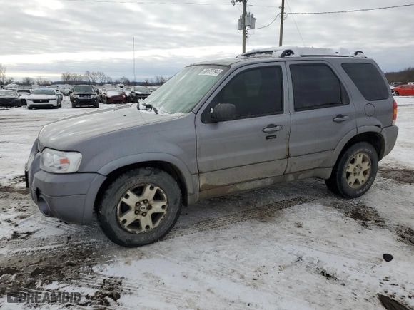 2007 Ford Escape Limited with VIN 1FMCU04157KA35034, listed as a Copart auction lot 86177794 with 215,888 mi miles and Salvage Title. Bid and sale history available at carsss.com. Image 1.