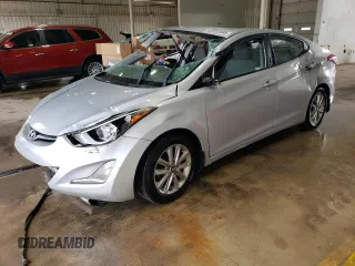 2014 Hyundai Elantra SE z VIN KMHDH4AE5EU164707, wystawiony jako Copart lot #57222345 z przebiegiem Nie podano mil oraz Szkoda całkowita • Salvage title. Historia ofert i sprzedaży dostępna na DreamBid. Obrazek 1.