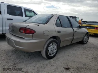 2002 Chevrolet Cavalier LS with VIN 1G1JF524827251707, listed as a Copart auction lot 76741914 with 133,132 mi miles and Salvage Title. Bid and sale history available at carsss.com. Image 3.