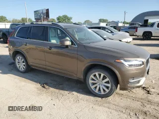 2016 Volvo XC90 T6 Momentum with VIN YV4A22PK0G1070827, listed as a Copart auction lot 56621275 with 70,575 mi miles and Salvage title. Bid and sale history available at DreamBid. Image 4.