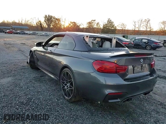 2018 BMW M4 with VIN WBS4Z9C50JEA24236, listed as a Copart auction lot 84741504 with Not provided miles and Salvage title. Bid and sale history available at DreamBid. Image 14.