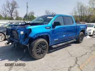 2022 GMC Sierra 1500 Elevation z VIN 3GTUUCED9NG650404, wystawiony jako Copart lot #52213235 z przebiegiem 23 625 mil mil oraz Szkoda całkowita • Salvage title. Historia ofert i sprzedaży dostępna na DreamBid. Obrazek 1.