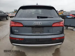 2020 Audi Q5 Premium with VIN WA1ANAFY8L2053198, listed as a Copart auction lot 55269495 with Not provided miles and Salvage title. Bid and sale history available at DreamBid. Image 6.