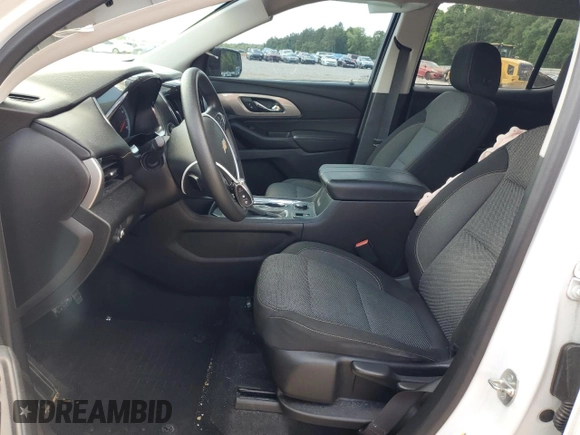 2018 Chevrolet Traverse LS z VIN 1GNERFKW3JJ203354, wystawiony jako Copart lot #54901925 z przebiegiem 110 898 mil mil oraz Szkoda całkowita • Salvage title. Historia ofert i sprzedaży dostępna na DreamBid. Obrazek 7.