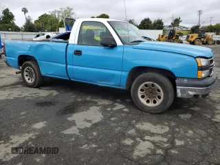 2006 Chevrolet Silverado 1500 LS with VIN 1GCEC14V56Z293424, listed as a Copart auction lot 51765845 with 238,986 mi miles and Clean Title. Bid and sale history available at carsss.com. Image 4.