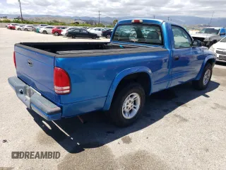 2000 Dodge Dakota z VIN 1B7FL26X5YS682973, wystawiony jako Copart lot #56680405 z przebiegiem 90 762 mil mil oraz Czysty tytuł • Clean title. Historia ofert i sprzedaży dostępna na DreamBid. Obrazek 3.