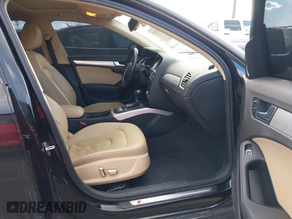 2016 Audi A4 Premium Plus with VIN WAUFFAFLXGN010321, listed as a IAAI auction lot 41510019 with 98,537 mi miles. Bid and sale history available at carsss.com. Image 5.